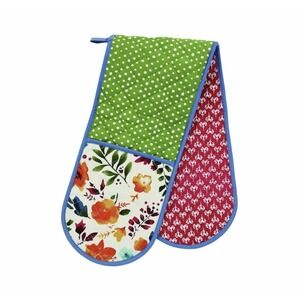 Pioneer‎ Woman Willow Casserole Oven Mitt 35"x7.5" Heat Resistant Cotton NEW